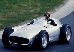 Mercedes-Benz W196 1954 Karl Kling driving a W196R at the Nürburgring